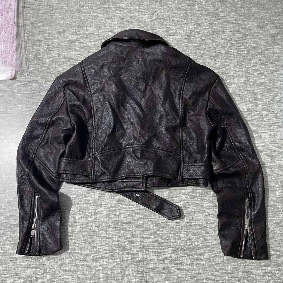 Americano vintage jaqueta de manga longa punk subcultura estilo feminino casaco casual puro clolor harajuku outono feminino streetwear