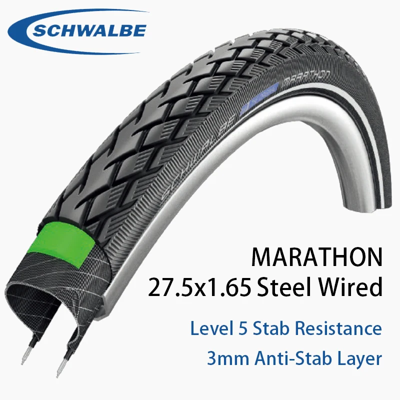 Schwalbe-防水性と防塵性のマウンテンバイクタイヤ,マラソン用タイヤ