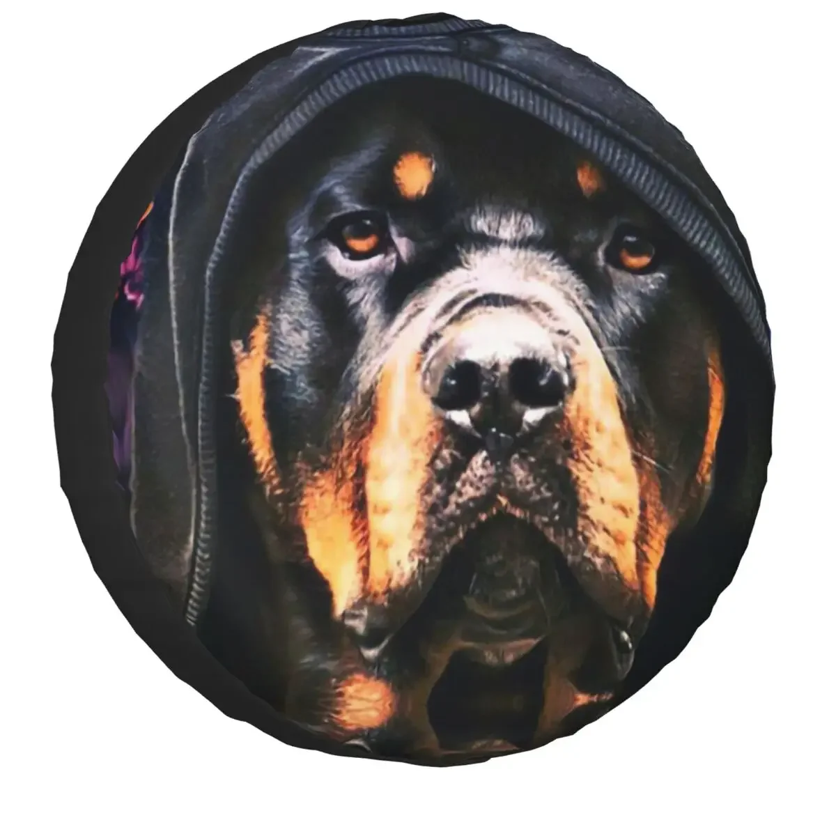 

Rottweiler Dog Spare Tire Cover Case Bag Pouch for Suzuki Mitsubish Car Wheel Protectors Accessories 14" 15" 16" 17" Inch
