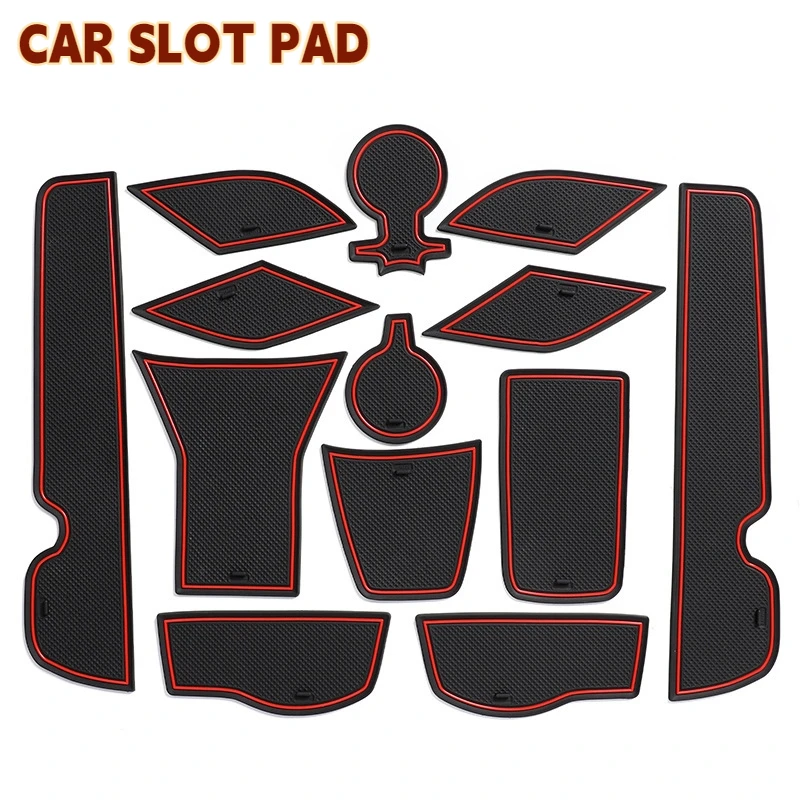 

For 24 Chevrolet Trax door slot mats, car modified storage mats, armrest boxes, dust-proof mats