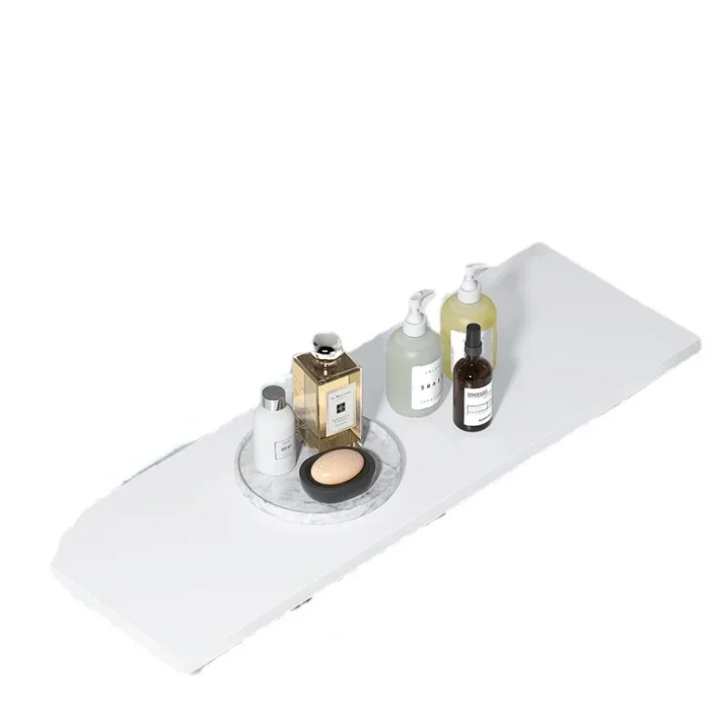 

YAO Spa White Tray Countertop Bathroom Rack Layer Holder Storage Shower Bathroom Tray Wine Soap Pont Baignoire Accessories OB50T