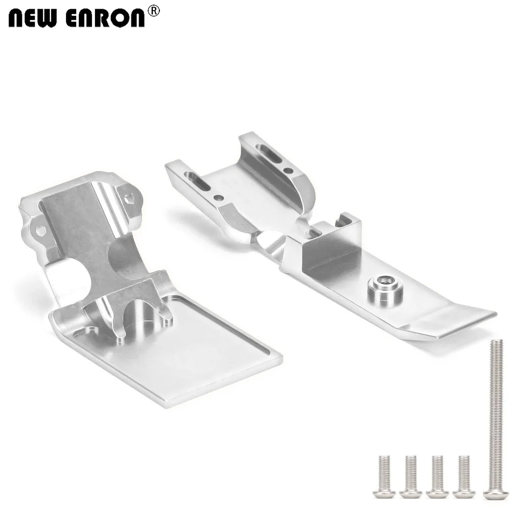 NEW ENRON 1Set Aluminum Front & Rear Skid Plate #5337 Upgrade Parts for RC TRAXXAS 1/10 Summit E REVO Slayer 4X4 Car accessories