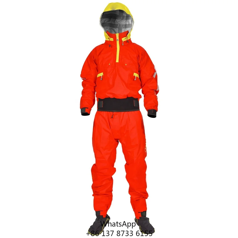 

3.0 Ply Dry Suit Waterproof Rubber Diving Drysuit For Men Kayaking Expedition Paddling Fishing Rafting SUP Adventure