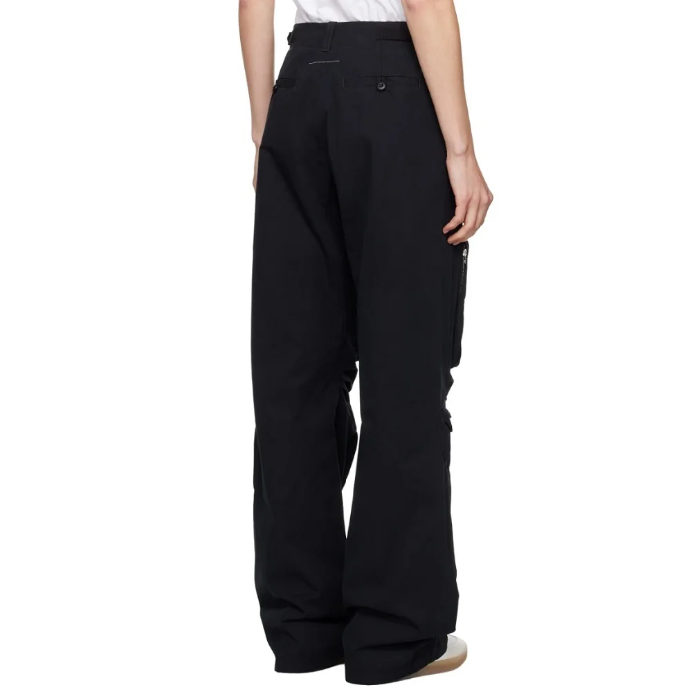 traf 2024 woman overalls pure cotton multi-pockets casual high waist women's trousers y2k clothes New fashion high quality pants