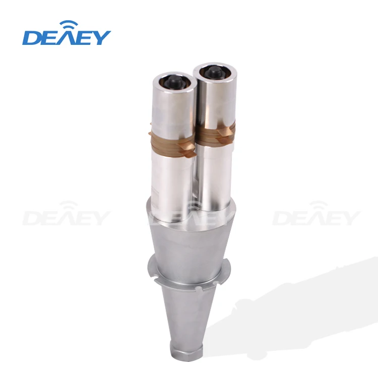 15k 3200w Yellow Ultrasonic  Plastic Welding15khz Generator Transducer 15khz Piezoelectric Ceramic Ultrasonic Transducers