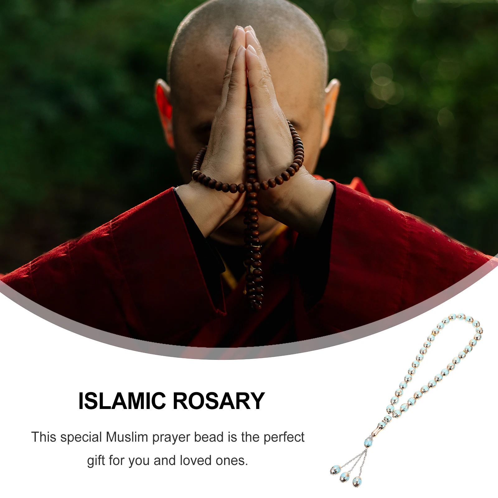

Rosary Muslim Holding Rosary Islamic Rosary Religious Rosary Religious Beading Rosary Islamic Prayer Bead String
