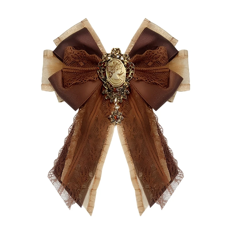  Elegant Shirt Collar Accessory BowTie Necktie For Lady and Girls Multiple Colors Delicate Ribbon Photo Props