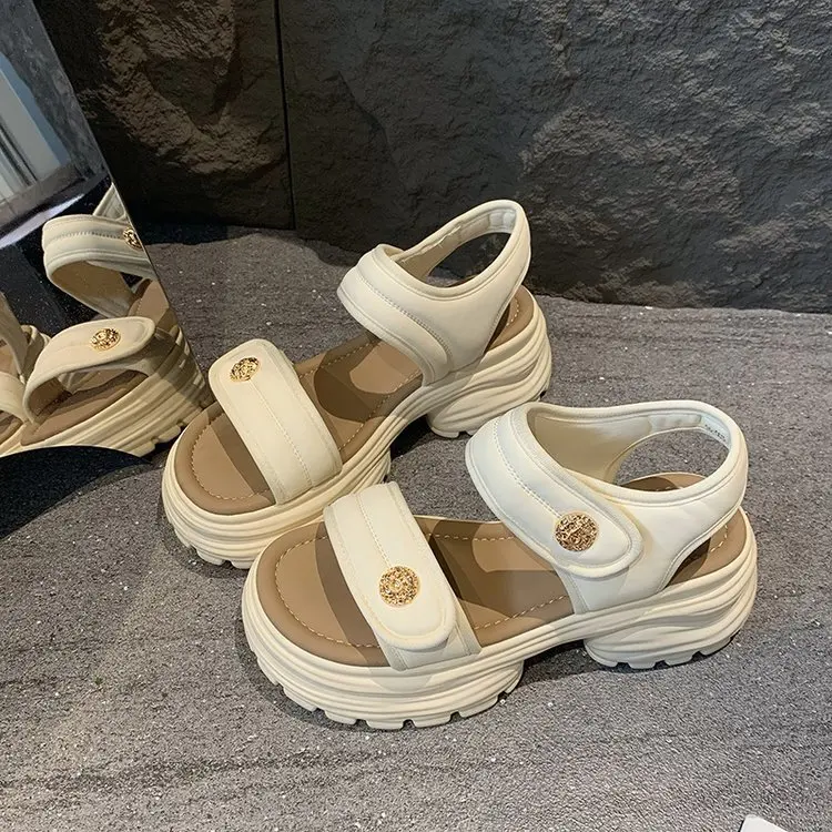 

Women Sports Sandals Summer New Beach Slippers Fashion Casual Non-slip Soft Sole Outside Wedges Shoes Sapato Feminino