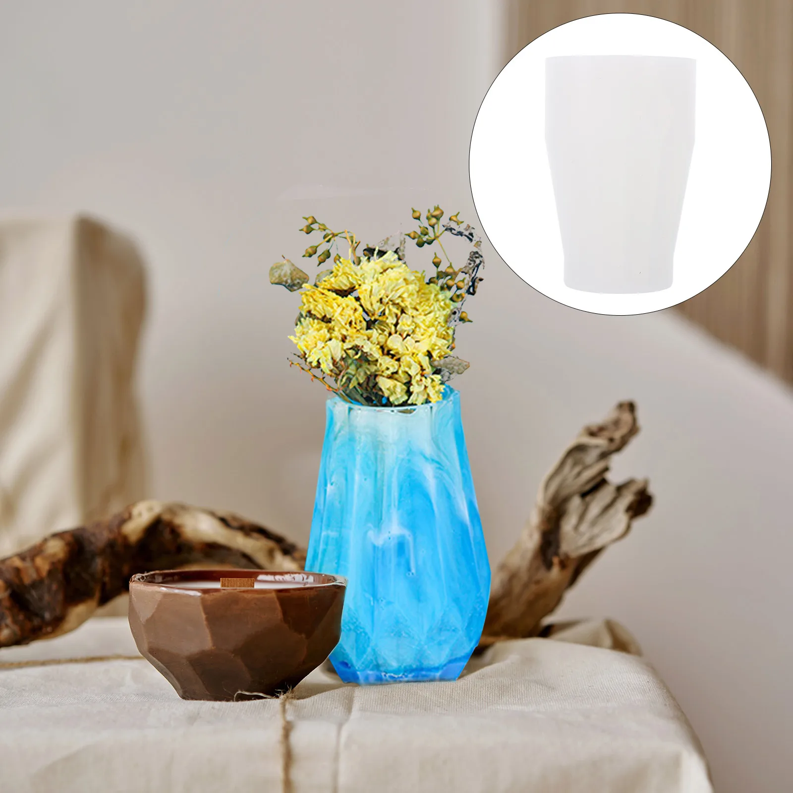 

Silicone Vase Mold DIY Epoxy Molds for Storage Flower Arrangement H made Craft Jewelry Accessories Transparent Flexible Durabl