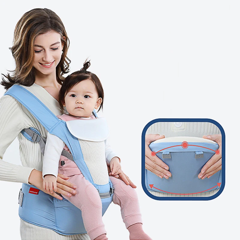 

Ergonomic Baby Carrier Infant Newborn Waist Stool Backpack Multifunctional Kangaroo Bag Baby Wrap Sling All-season General