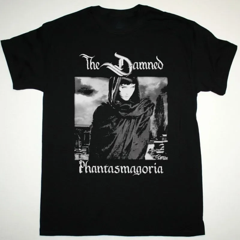 New THE DAMNED PHANTASMAGORIA Cotton Black Men T- Shirt S to 5XL Gift Fans K2540