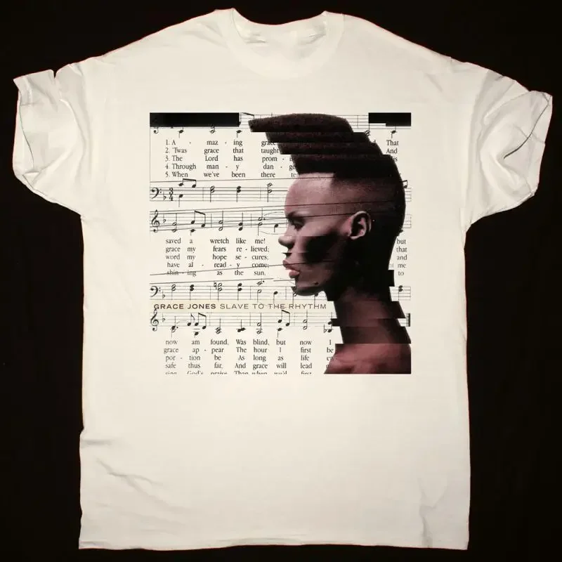 Grace Jones Slave to the Rhythm T-shirt classique blanc S 5XL