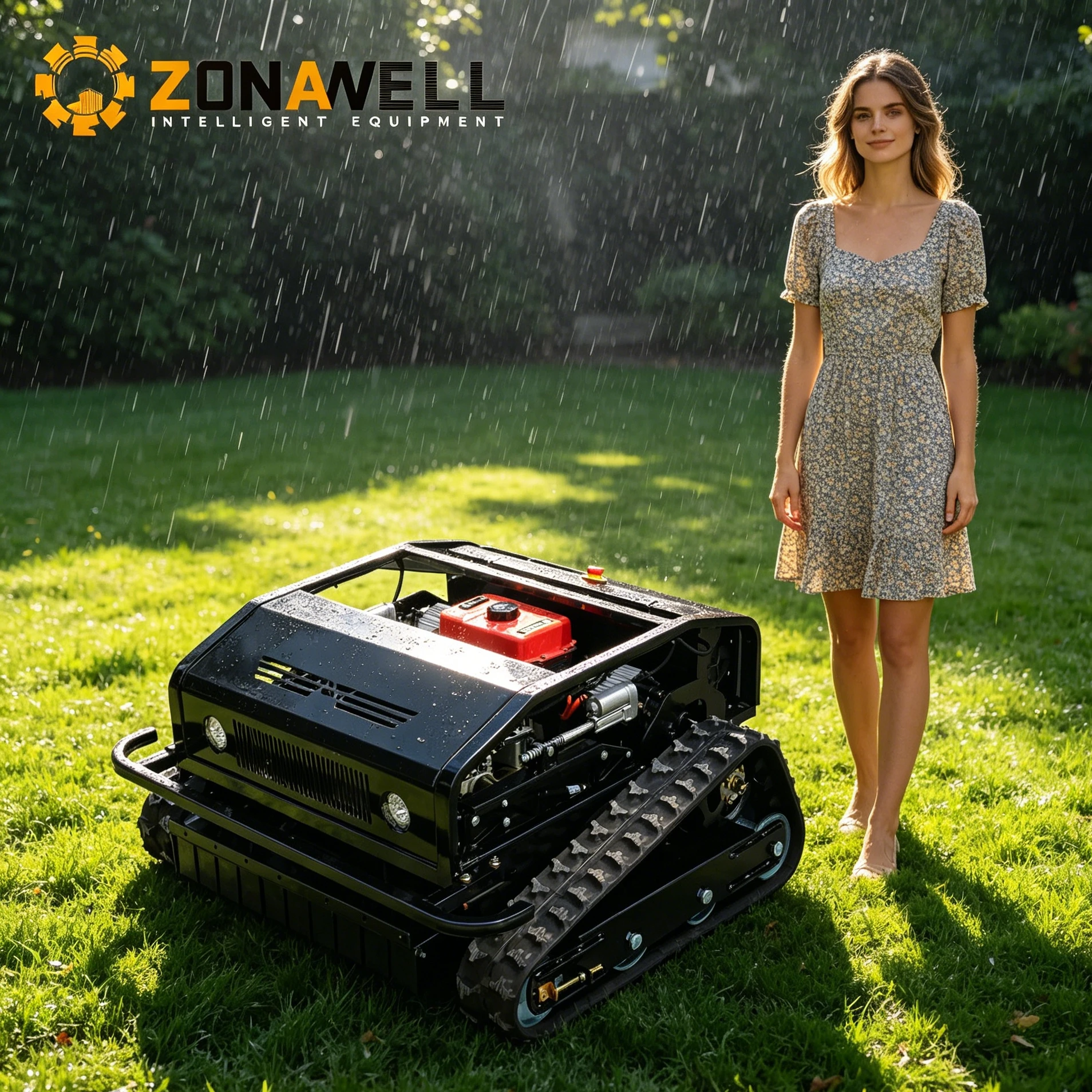 

Automated lawn mower robot wire free CE/EU5/EPA 3800㎡/h 800MM 5KM/H 60° Support customization zero turn Resort Lawns
