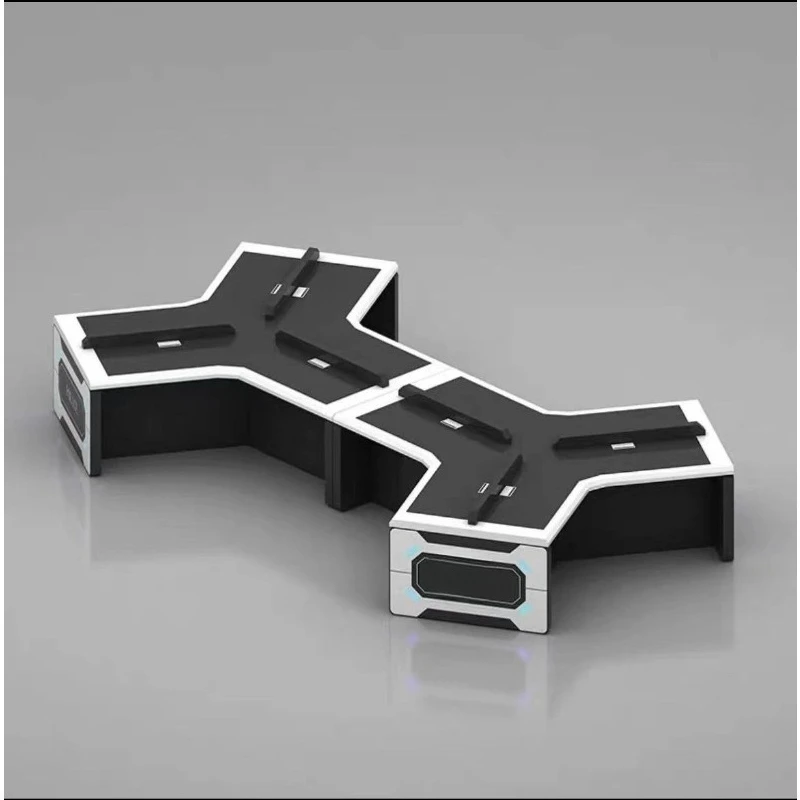 Computer Desk Command Center Console L-Shaped Console Special Shaped Staff Desk Staff Desk