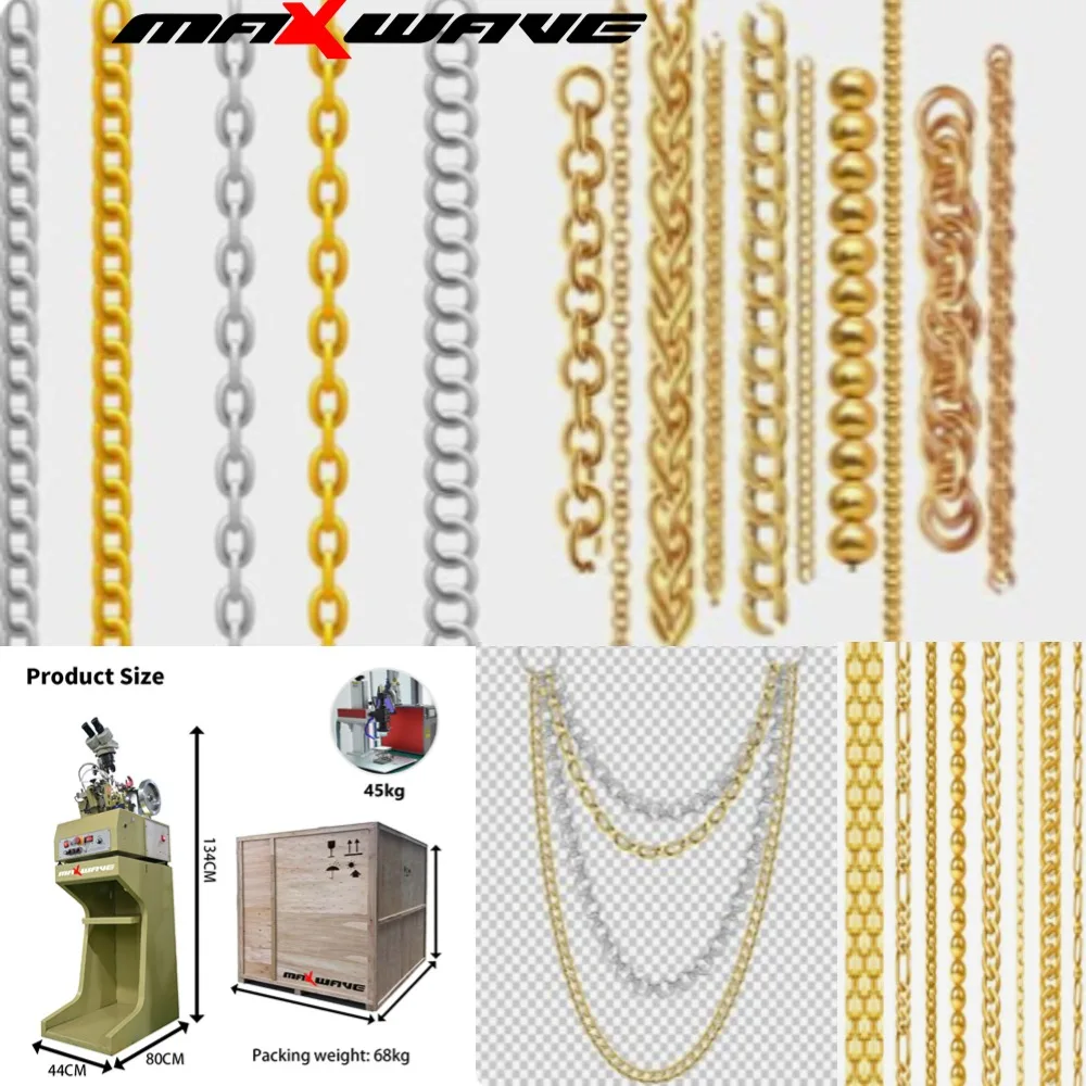 

Машина для производства цепей MAXWAVE CM450 Бесконтактная очистка, предотвращающая царапины, обеспечивает стабильность качества цепи