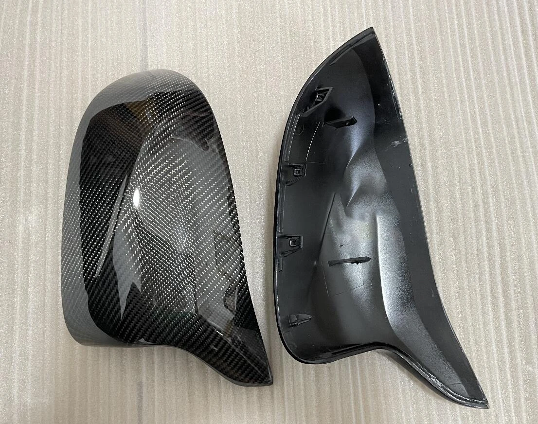 2020+ ABS+Real Carbon Fiber For BMW X3M X4M X5M F97 F98 F95 F96 Car Side Mirror Cover Cap Replacement Protective Overlays Parts