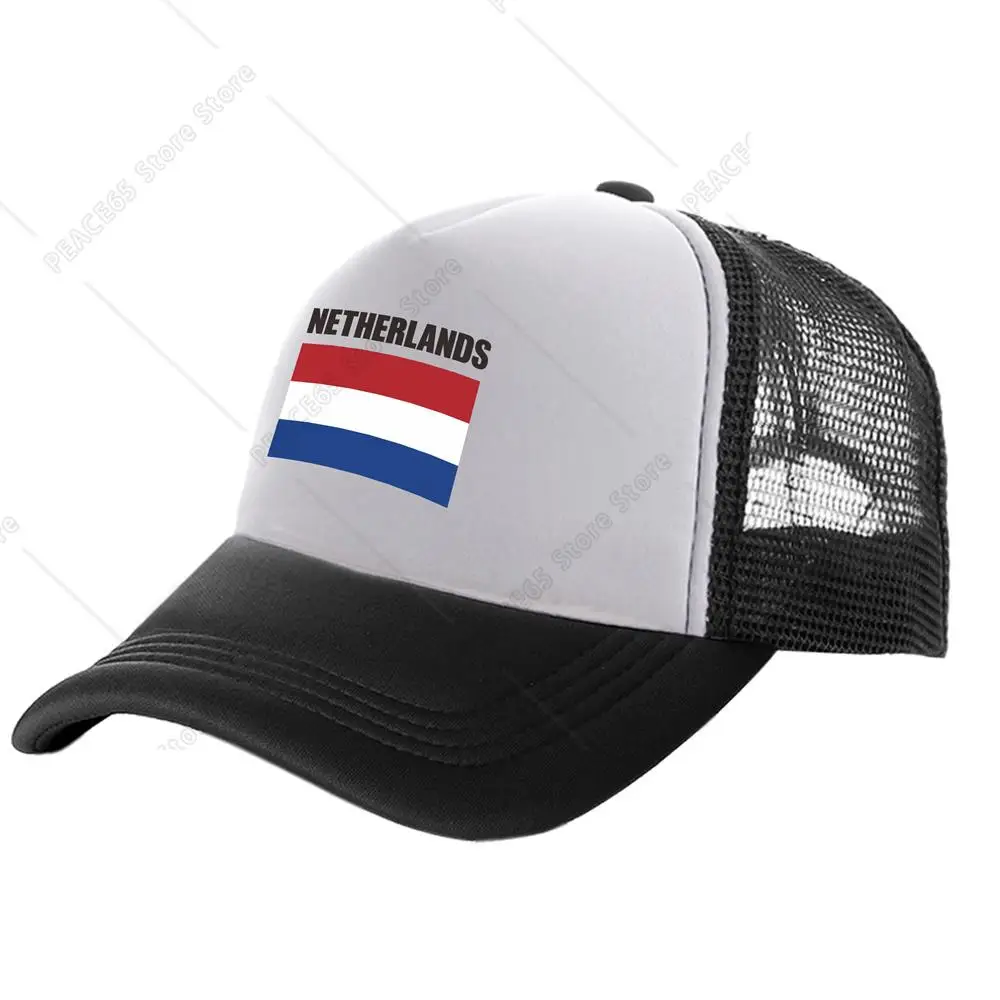 

Netherlands Trucker Cap Men Nl Nld Holland Netherlands Hat Baseball Cap Cool Summer Unisex Mesh Mesh Caps