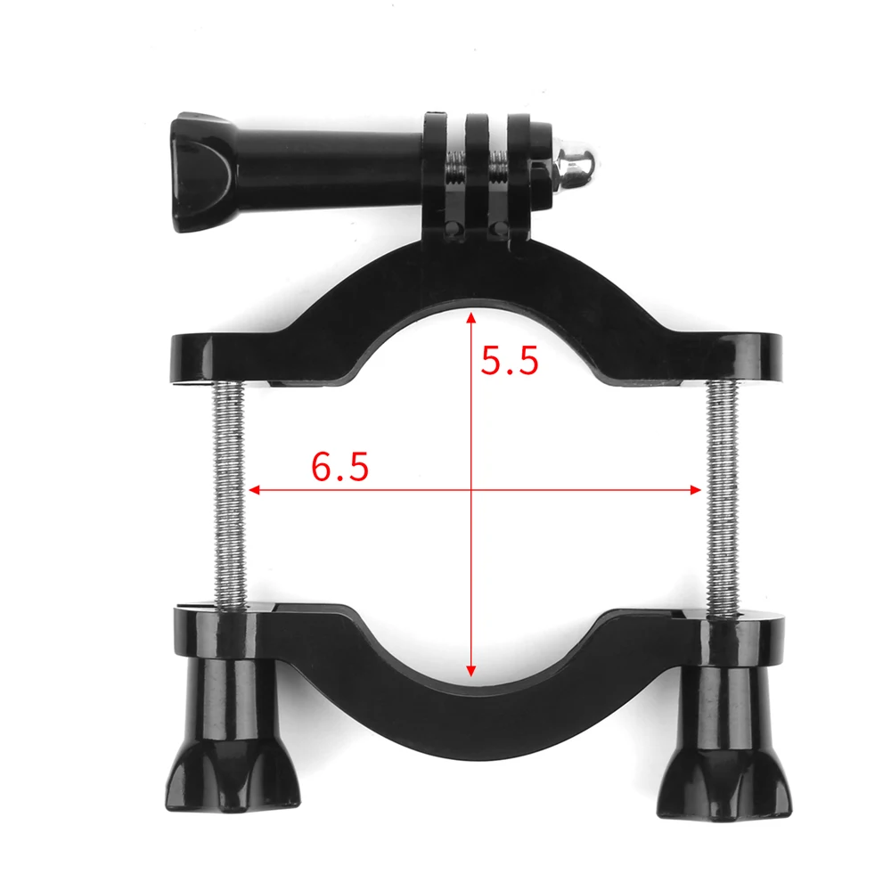 Wholesale Motorcycle Handlebar Clamp Mount for GoPro Hero 8 7 5 Session SJCAM sj 4000 sj 5000 Yi Lite 4K+ h9 Camera Go Pro