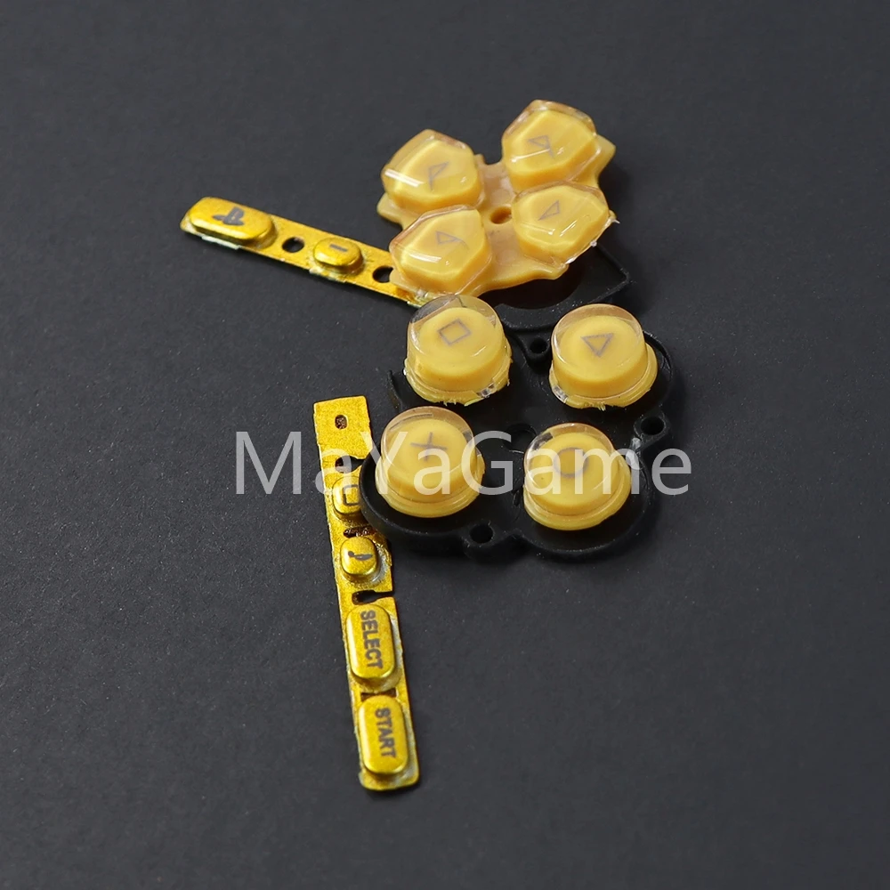 1 مجموعة متعددة الألوان اليسار اليمين أزرار لوحة المفاتيح مجموعة إصلاح استبدال أزرار لوحدة التحكم PSP 3000 PSP3000 #6