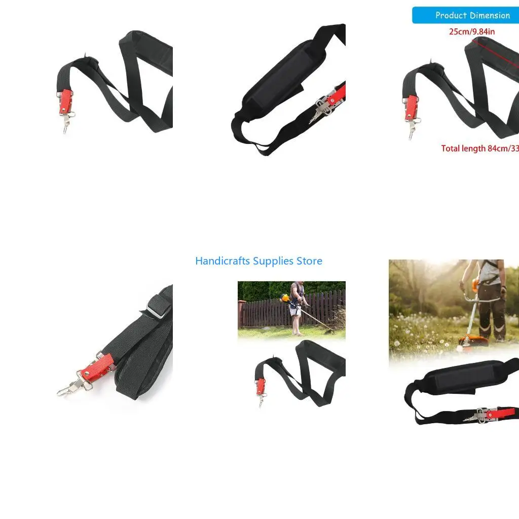 R1WA Adjustable Shoulder Harness Comfort Strimmer Accessories Shoulder Strap Replace