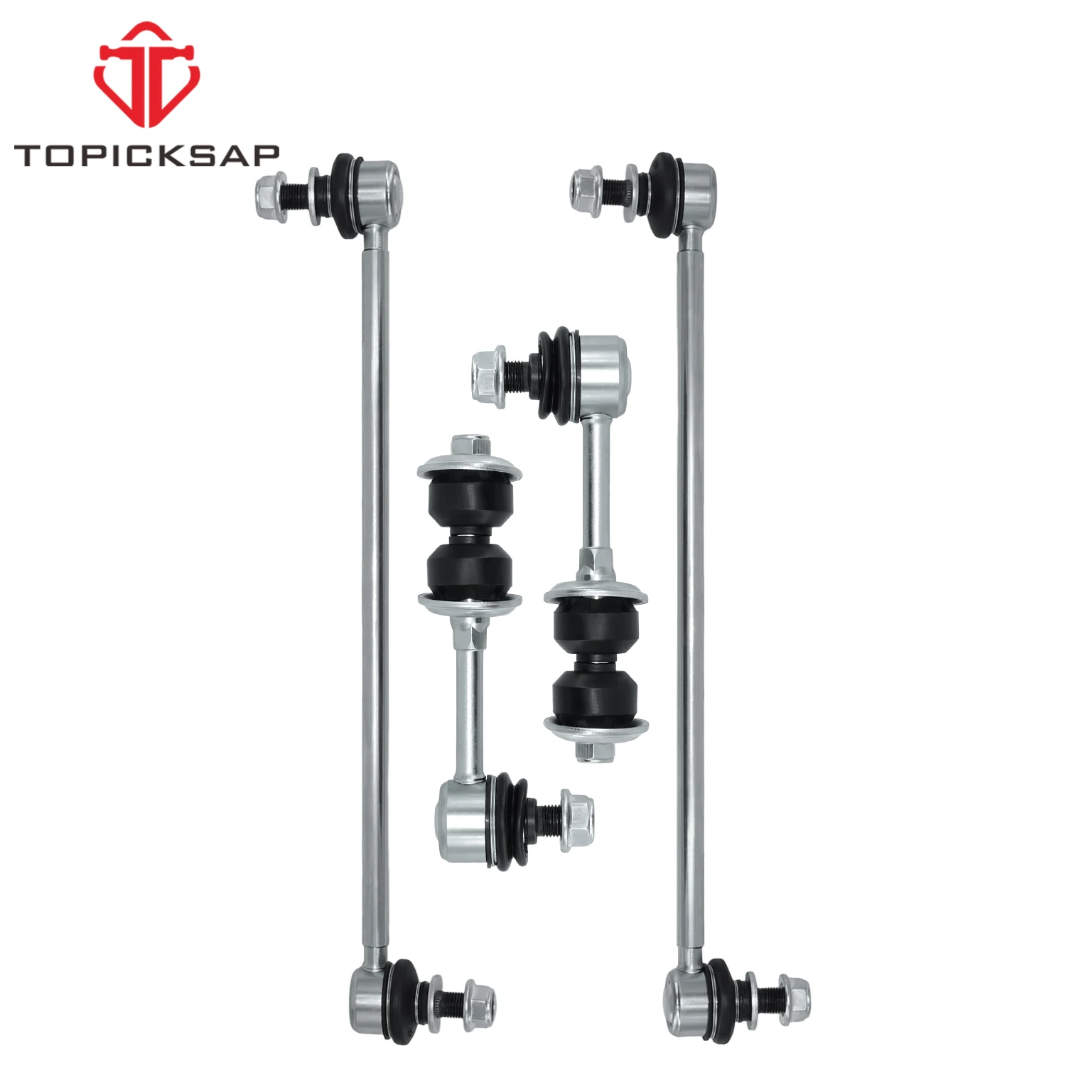 

TOPICKSAP 4pcs Stabilizer Sway Bar End Link Front Rear LH RH Set for Toyota Rav4 2006 2007 2008 2009 2010 2011 2012 2013 - 2017