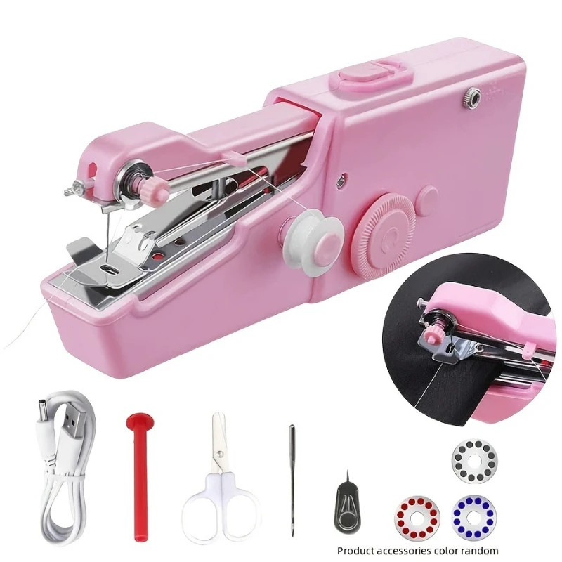 

Mini Sewing Machines Small Simple Thick-eating DIY Hand-tailored Sewing Machines Multi-functional Portable Home Naaimachines JTS
