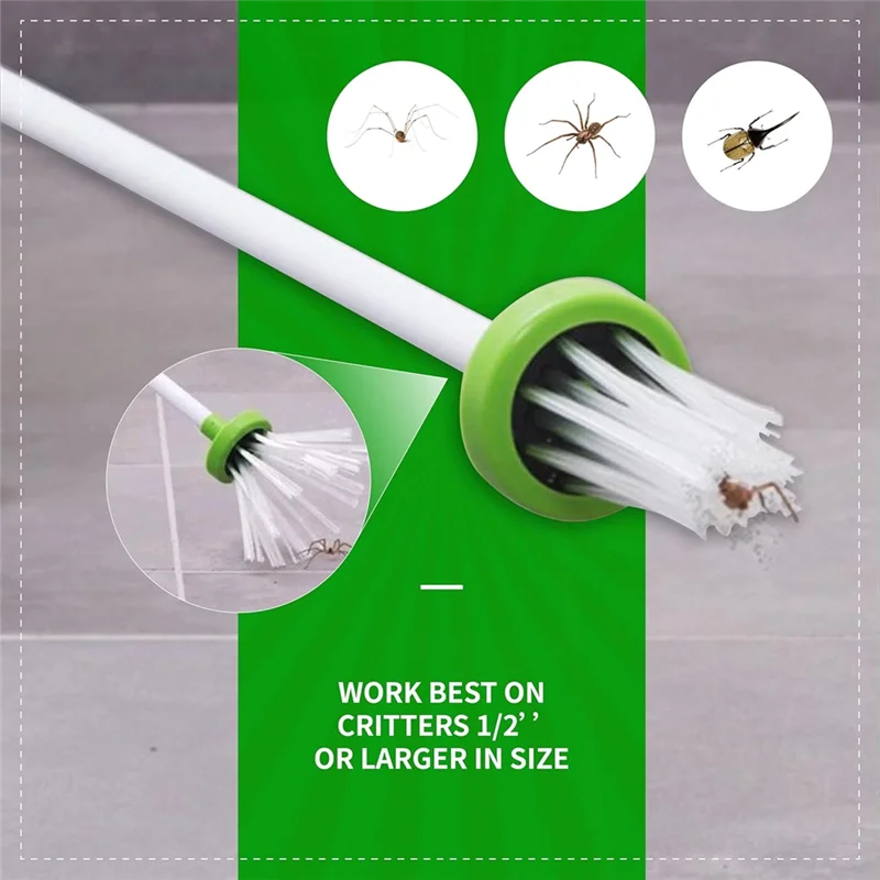

Foldable Spider Catcher Insect Catcher Long Handled Bug Grabber Spider Grabber Design For Home Office Garden