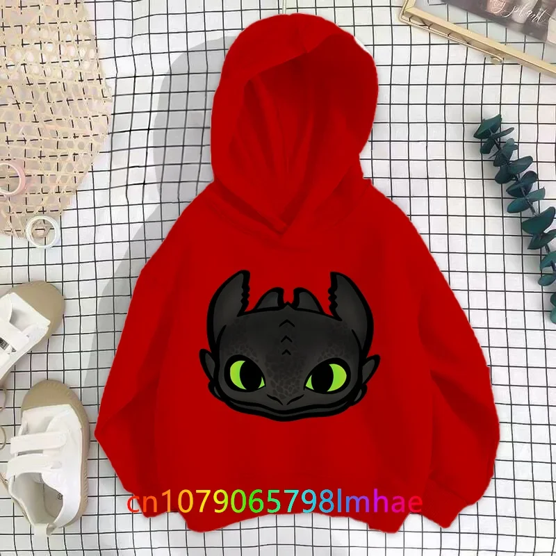 How to Train Your Dragon desportivo com capuz infantil, moletons com capuz, meninas, meninos, roupas infantis, tops, outono