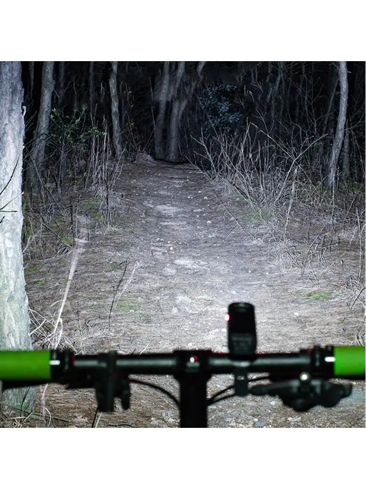 AliExpress NONE Aluminum Alloy LED Lamp 10W 800LM 6 Modes Power Display Bike Front Lamp Cycling Equipment for Night Cycling Lighting