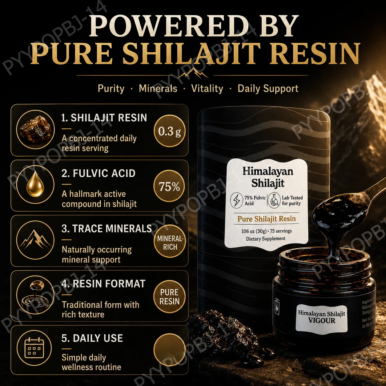 Himalayan Shilajit Resin Murni - Shilajit Resin Pure ulasan dan harga