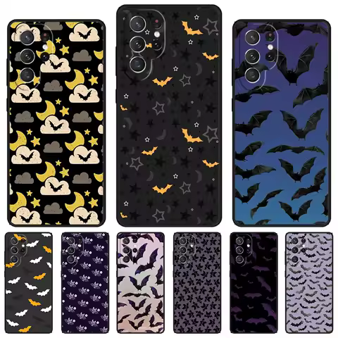 Vampire Bat phone case For Samsung Galaxy S24 S23 S22 Ultra Note 10 20 Plus S8 S9 S10 S20 S21 FE Cover