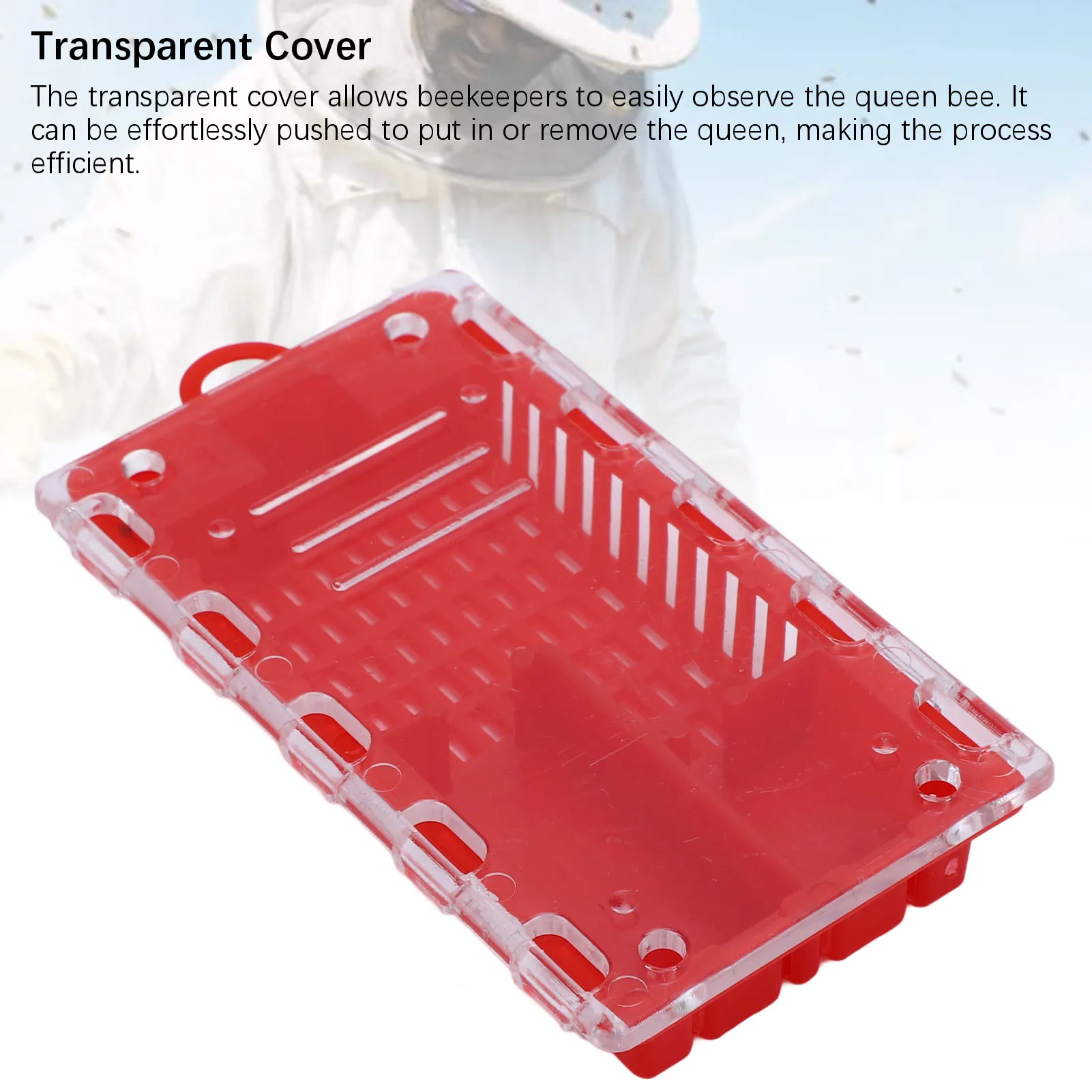 Queen Bee Cage Plastic Queen Bee Transporting Catcher Beekeeping Supplies Beekeeper Equipment Queen Bee Transporting Box