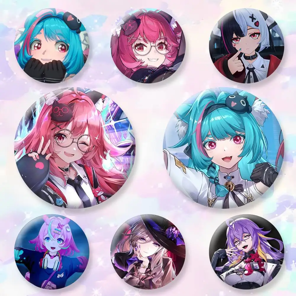 

Game N-Nanally Neverness to E-Everness NTE Button Pins Backpack Clothing Decor Brooch Badge Jewelry Gifts for Kids