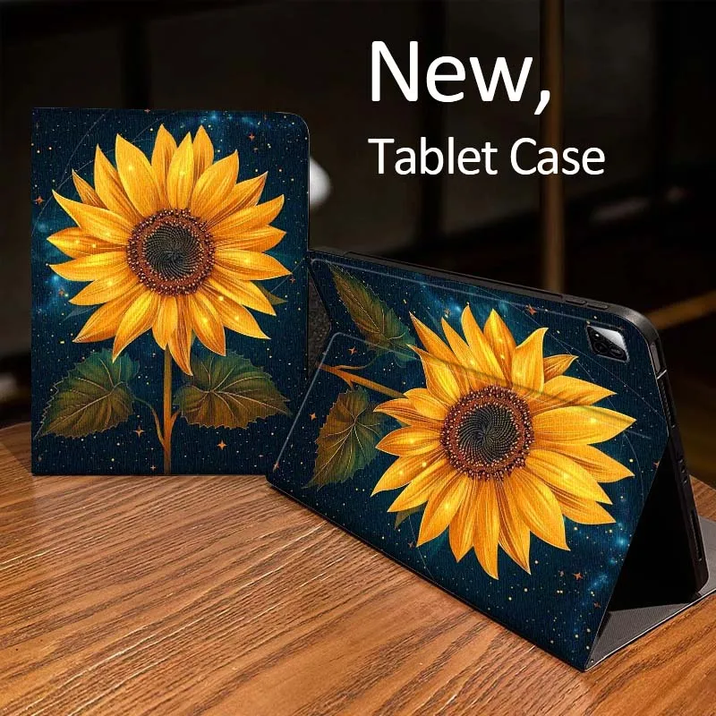 

Чехол Starry Night Sunflower Art для планшетов Xiaomi Mi Redmi Pad 2, 4, 5, 7S, 6S, 6, 7, 8 Plus, SE, Pro, K 2025, 8.7, 11 дюймов