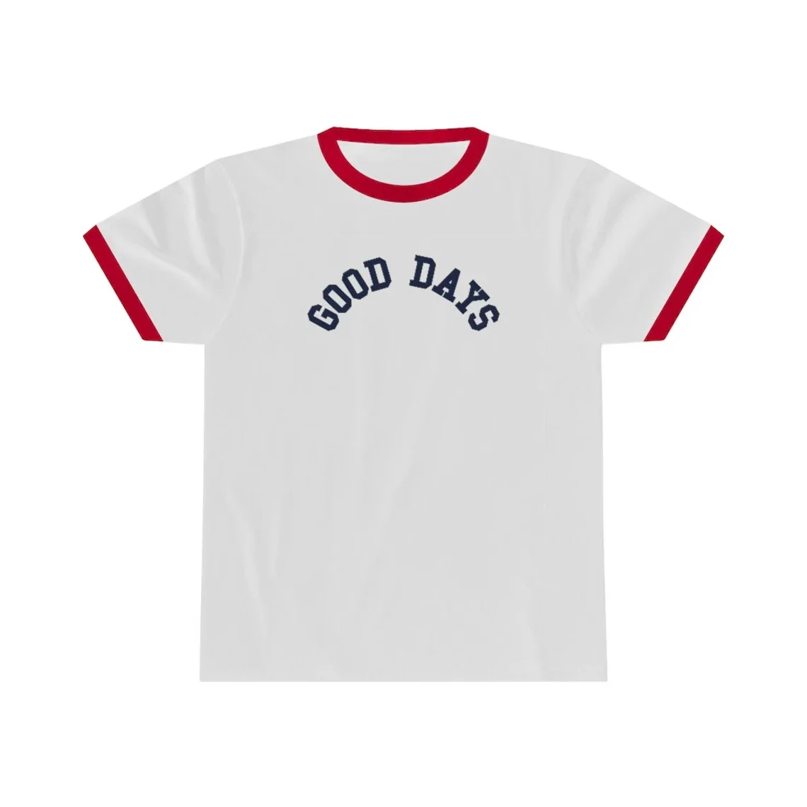 Skuggnas Good Days Funny Graphic T-shirt Unisex Ringer Tee Short Sleeved Fashion Tumblr t shirts Unisex Cotton Shirt Drop Ship