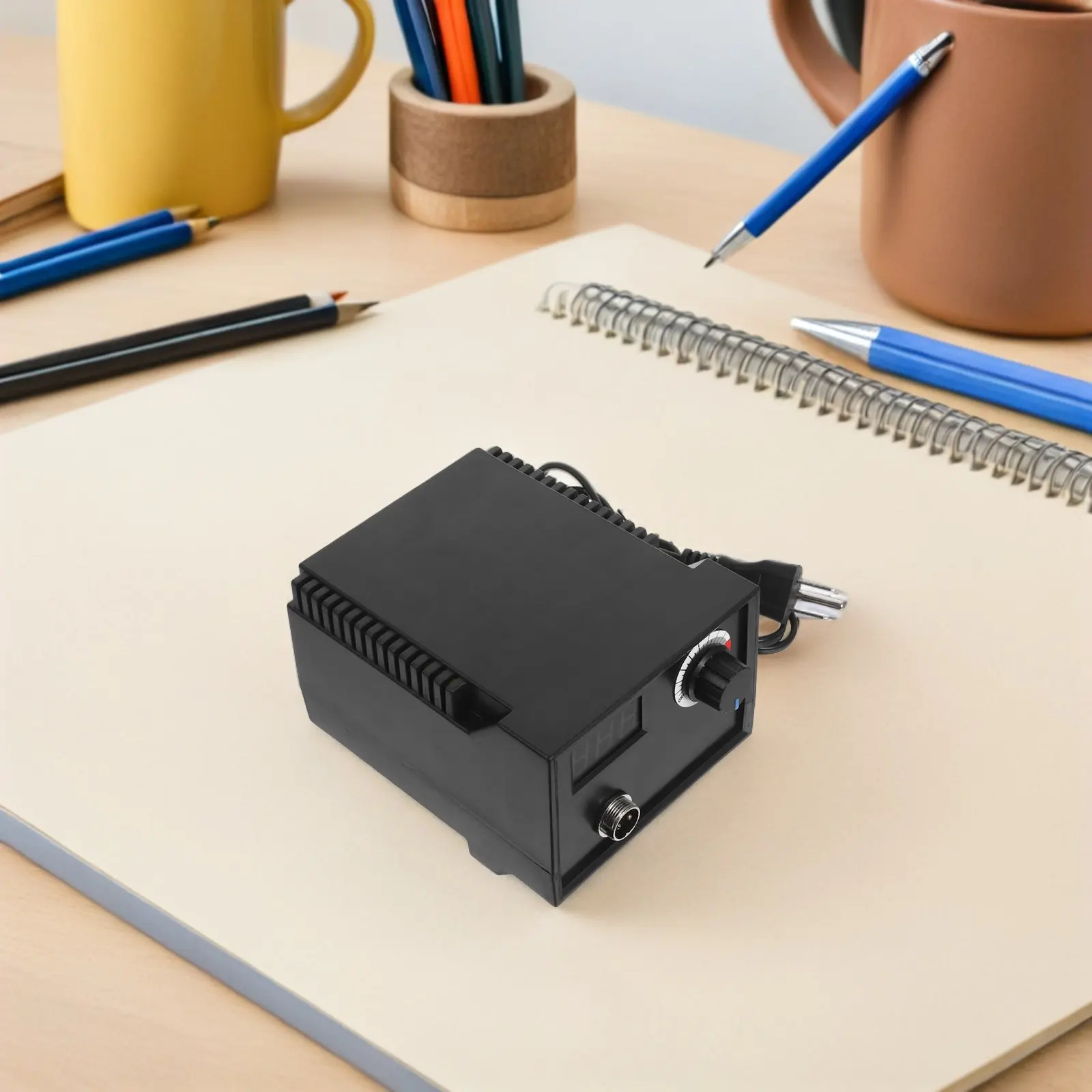 

1 Set Wood Burning Tool Kit Digital Temperature Control Ergonomic Pyrography Pen Tips for Wood Paper Gourd Carving Arts