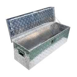 Aluminum Checker Plate Truck Tool Box For Trailer