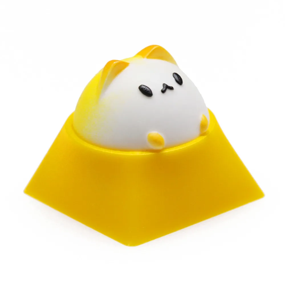 

Колпачки для клавиш Bubble Cat Diy Personality Fun HammerResin Cherry MX/Topre ESC 1U, колпачки для клавиш для механической клавиатуры, игровые аксессуары, подарок