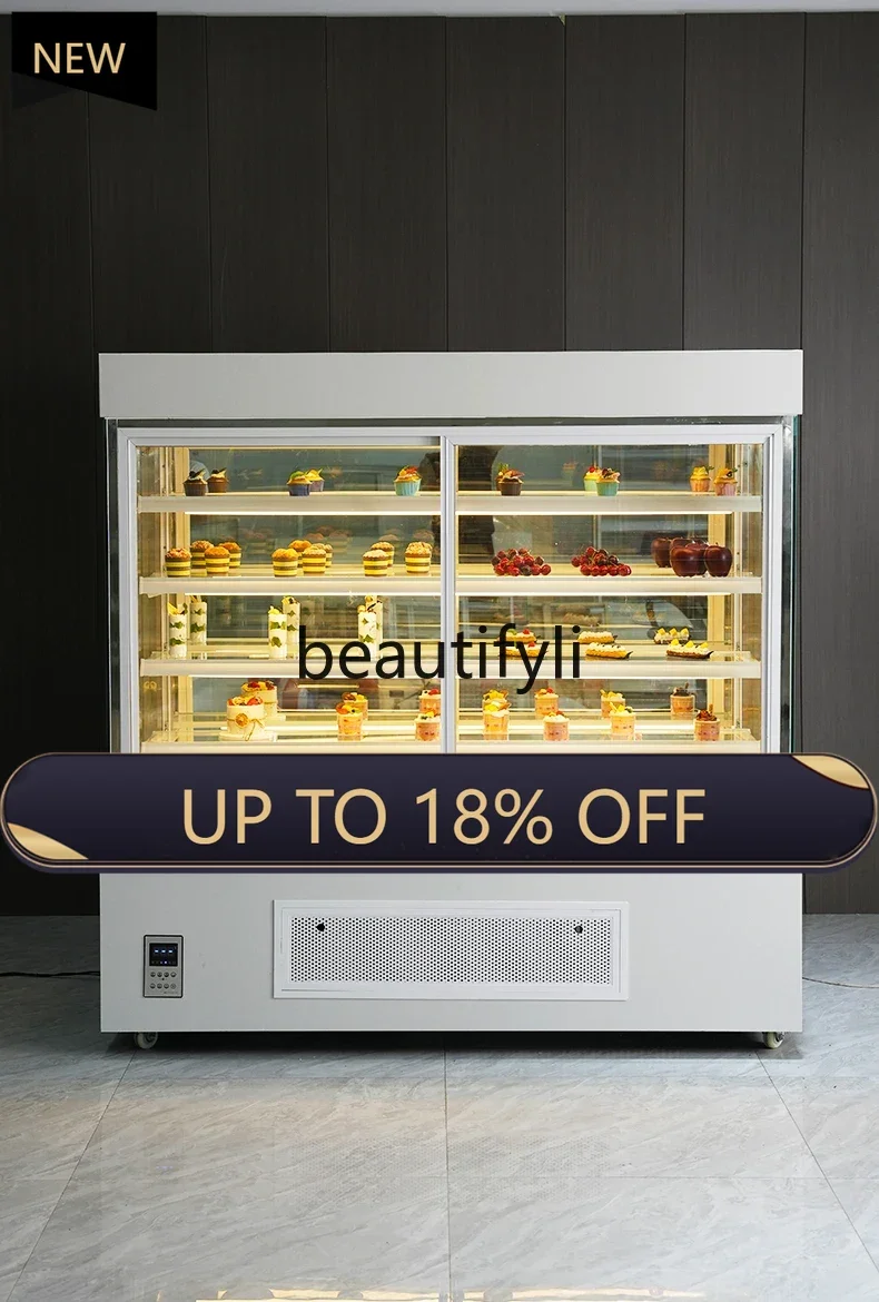 

New arrive Vertical, display cabinet refrigerated, display cabinet heightened commercial, fresh-keeping, freezer