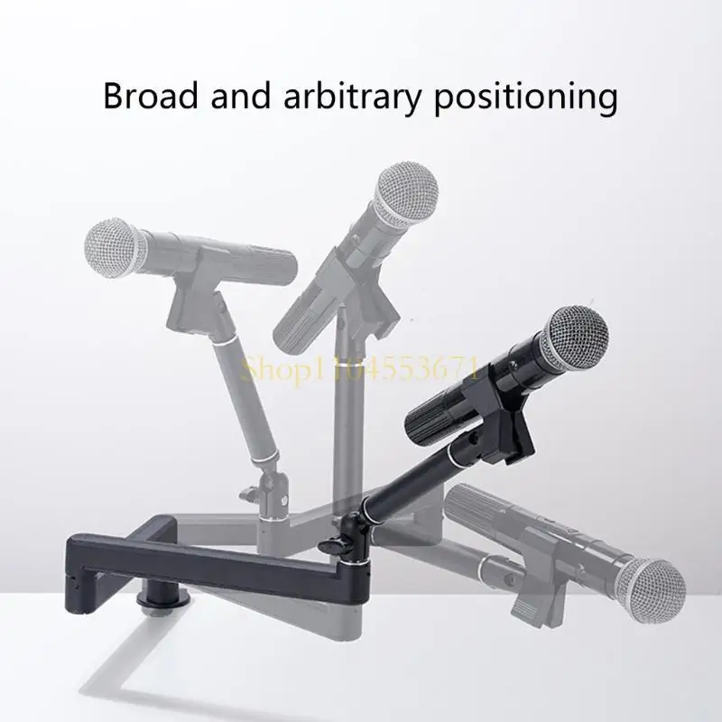 Best Seller Cantilever Microphone Boom Arm Stand Clamp Mount Holder For Stable Performances In Demanding Stage Environment