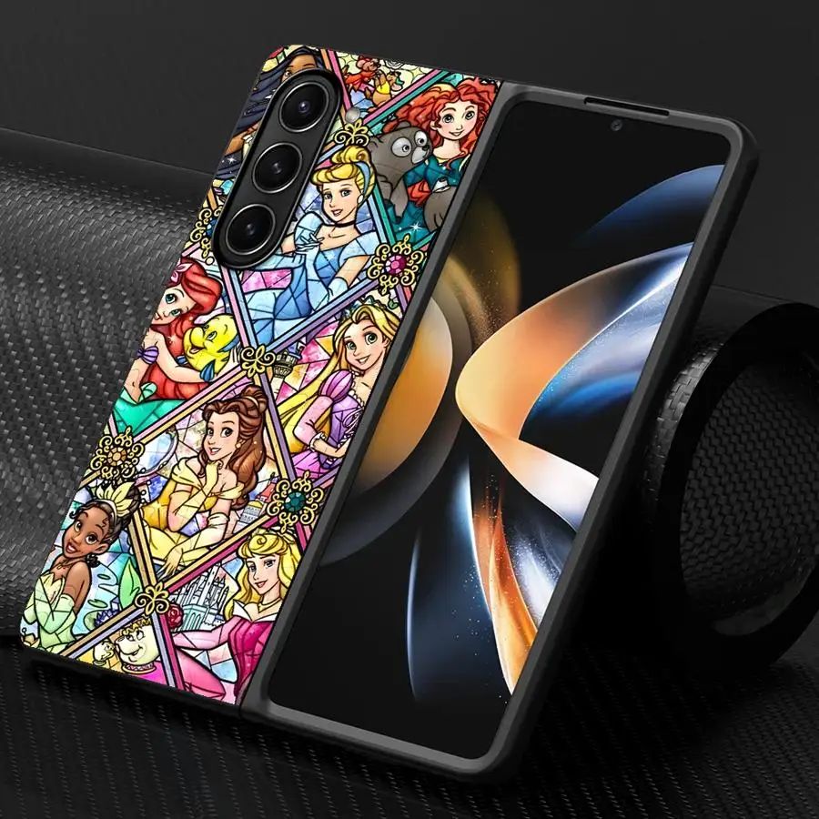 Custodia carina Disney Princess per Samsung Galaxy ZFold7 Z Fold 7 6 5 4 3 ZFold6 ZFold3 ZFold4 ZFold5 Cover posteriore per telefono