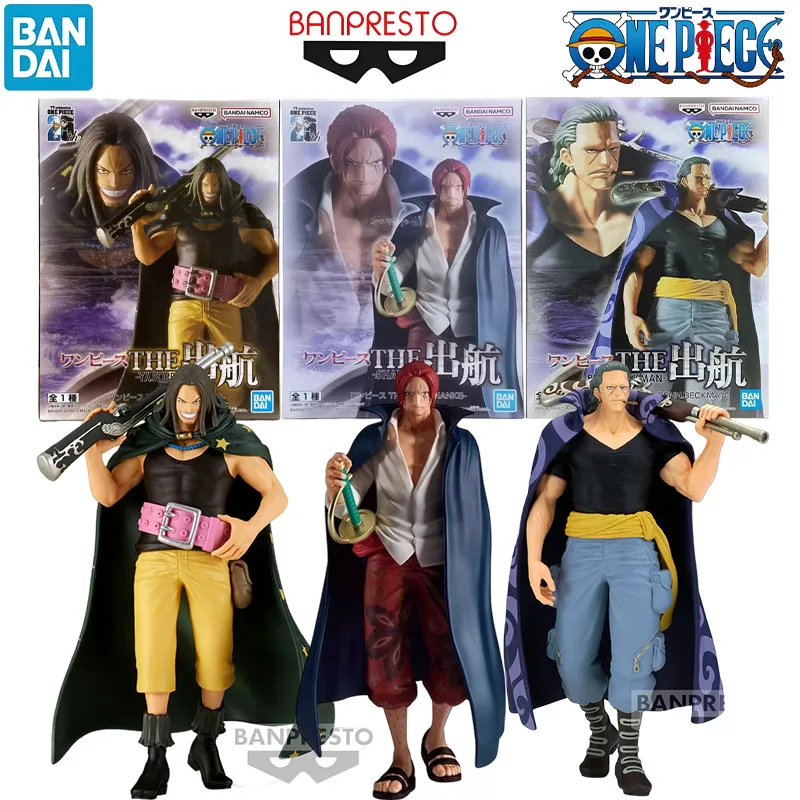 

In Stock Bandai Genuine Banpresto ONE PIECE Yasopp Ben Bekkuman Shanks Anime Character Kids Gift Collection Action Toys Model
