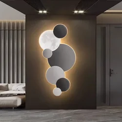 [3D imitation]Porch decoration painting Wall lamp LED luminous light Corridor corridor hanging painting High grade wall