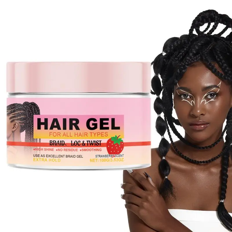 Dirty Braid Haargel, 100 g, Dirty Braid Styling Gel, feuchtigkeitsspendende Haarkontrollcreme, natürliche Inhaltsstoffe, gut für Twist Locs