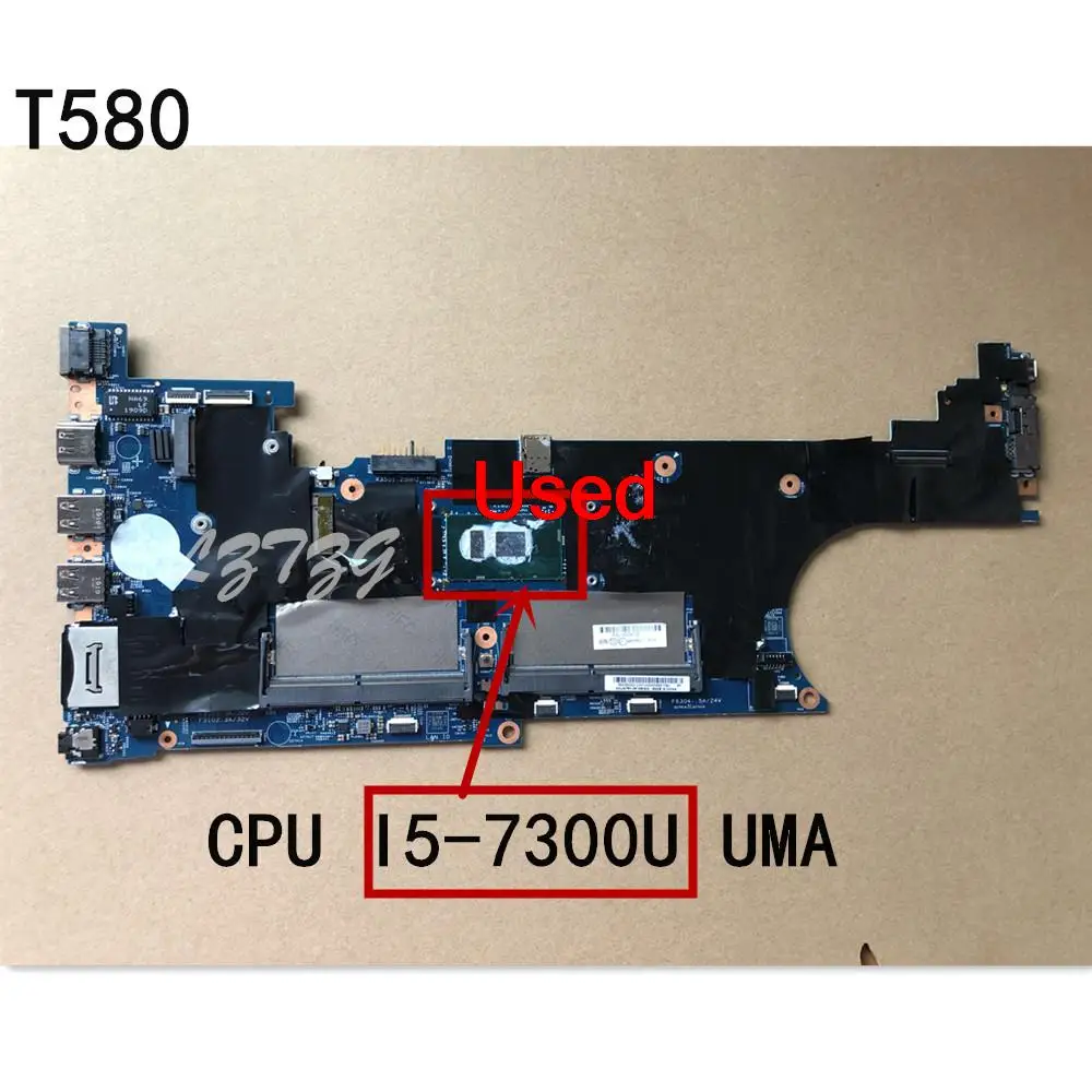 

Used For Lenovo ThinkPad T580 Laptop Motherboard Main Board CPU I5-7300U UMA FRU 01YR266 01YR267 01YR268 01YR269