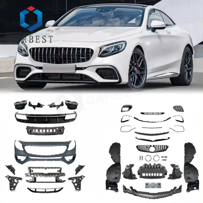 

САМОЕ ЛУЧШИЕ горячие продажи 2015-2019 Обновленный комплект кузова Bz S Class W217 to S63