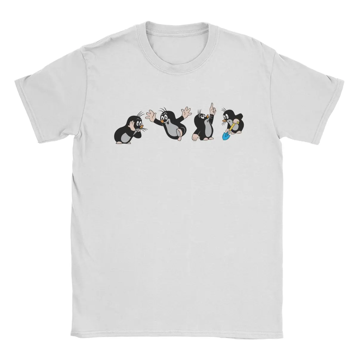 

Men European Mole Comics T Shirts Krtek Little Maulwurf 100% Cotton Clothes Vintage Short Sleeve Round Neck Tees Party T-Shirt