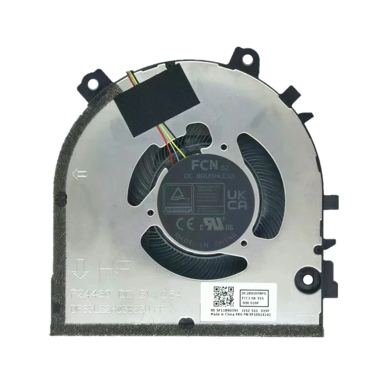 New Laptop CPU + GPU Cooling Fan for Lenovo Ideapad pro 5 16IAH10 Ideapad Pro 5 16AKP10 Series 5F10S14242 5F10S14243 5F11R28540