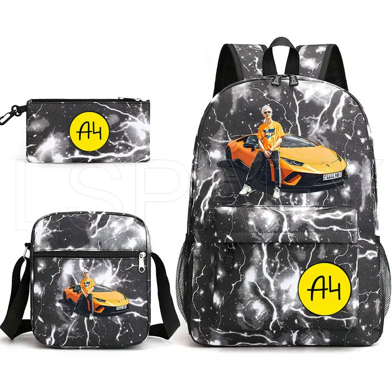 New Boy Girl Kids School Book Bags Women Bagpack Teenagers Schoolbag A4 Vlad Men Student Laptop Travel Galaxy Backpacks