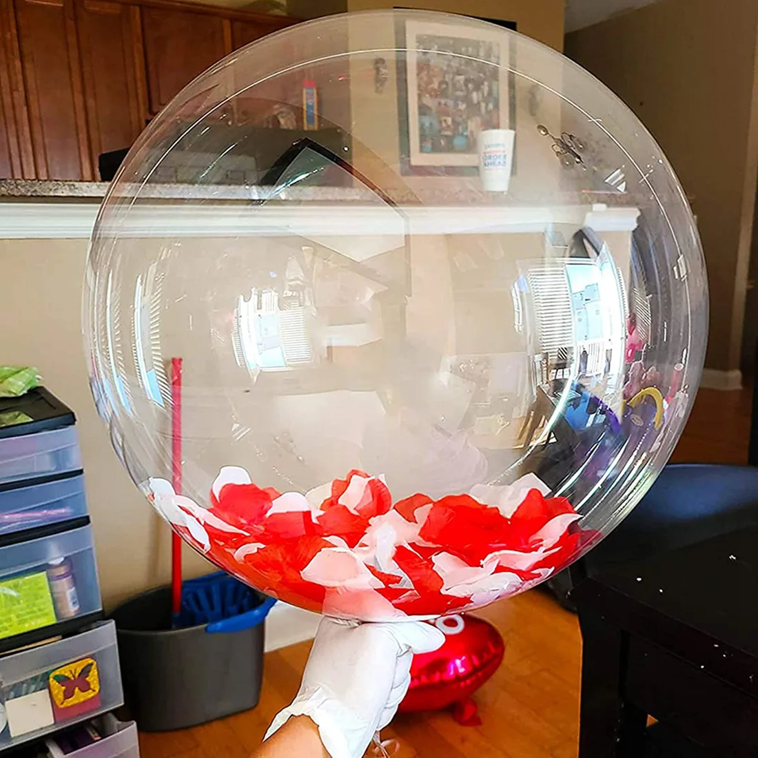 

【Hot-Selling!】40 Pcs Bobo Balloons Transparent Bubble Bobo Balloon Party Bobo Balloons Clean Bobo Balloons for Christmas Wedding